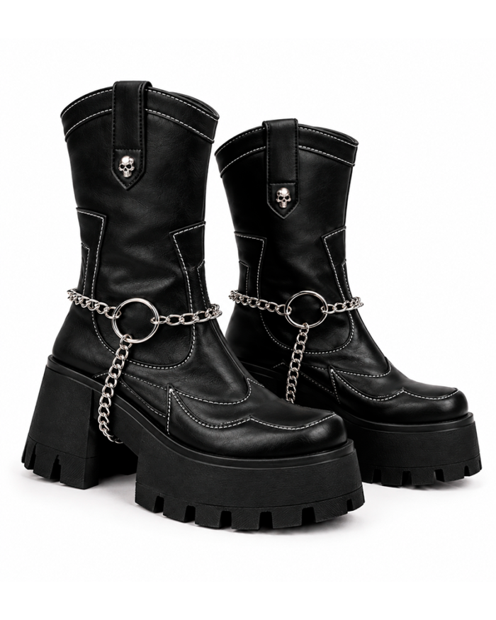 Western Goth Boots - Imagen 1